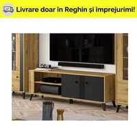 ELIZABETH 06 COMODA TV ARTISAN/NEGRU