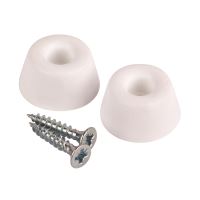 TAMPON PERETE CU SURUB ALB 21MM 2P 3566688 Suki