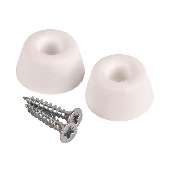 TAMPON PERETE CU SURUB ALB 21MM 2P 3566688 Suki