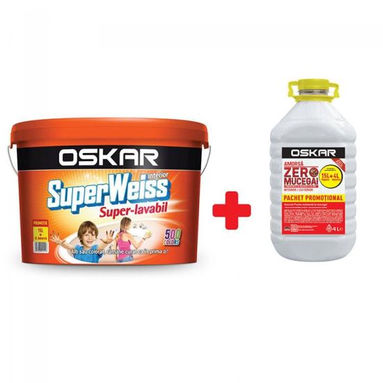 vOPSEA LAVABILA OSKAR SUPERWEISS 15L +AMORSA 4L