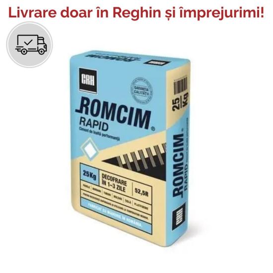 CIMENT RAPIDCEM 25KG 52.5R 64B/PALET ROMCIM