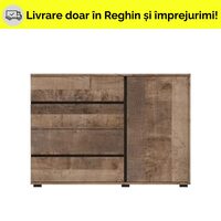 AVANGARD COMODA 4S+1U ST COLONIAL+CARBUNE