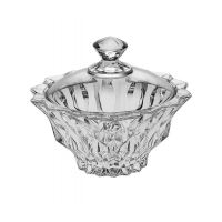 BOMBONIERA CRISTAL 20.5CM FORTUNE GOND54 CRYSTAL BOHEMIA