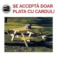 SET MOBILIER DE GRADINA 180CM MASIV KG12510