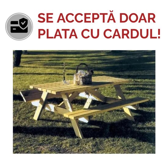 SET MOBILIER DE GRADINA 180CM MASIV KG12510