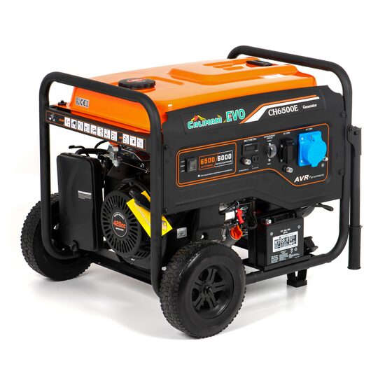 GENERATOR BENZ.6KW CH6500e CU ROTI SI MANER