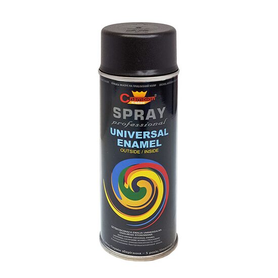 CHAMPION SPRAY UNIV.NEGRU MAT RAL9005 400ML