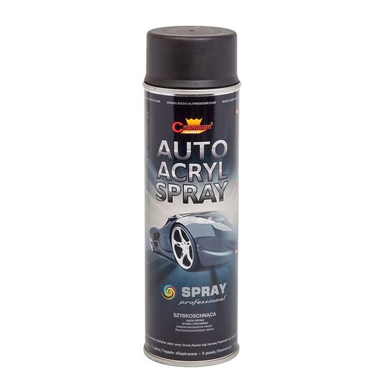 CHAMPION SPRAY AUTO NEGRU MAT 500ML