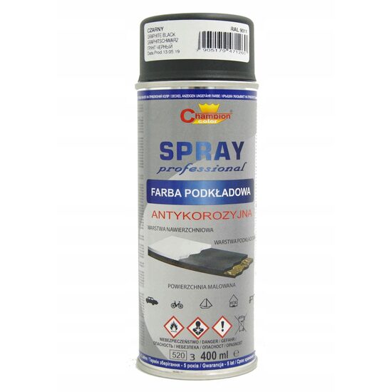 CHAMPION SPRAY GRUND NEGRU TAL9011 400ML