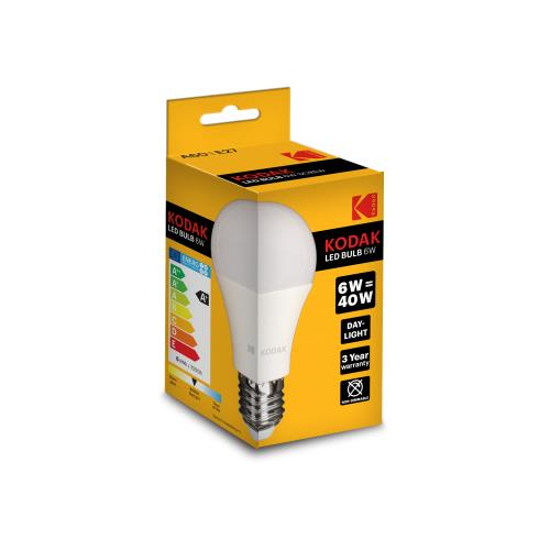 LED KODAK A60 E27 480LM LR 6W/55W Powercom