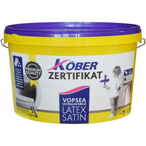 VOPSEA LAVABILA KOBER ZERTIFICAT LATEX SATIN 3L