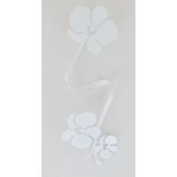 SNUR PERDEA METAL TWIST ALB 2490102