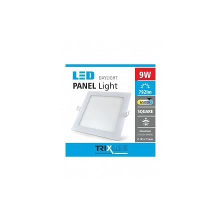 PANEL BC TR 9W LED 6500K PATRAT 008 0000316 Baterie Centrum