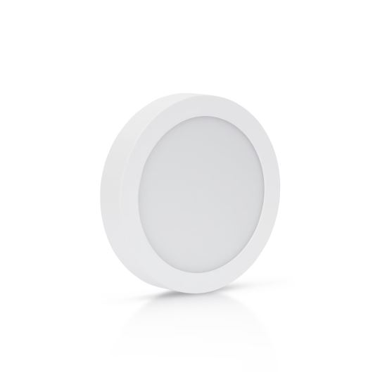 PANEL LED ROT.120MM 6W 4000K ALB ASPSR120684BR
