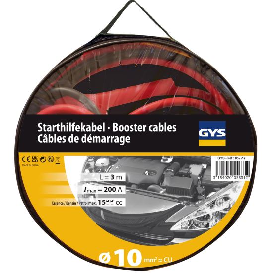 CLESTI 200A+CABLU 2X2.8M 10MM2 056312