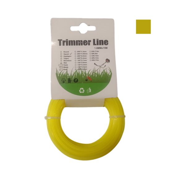 FIR TRIMMER LINE FY1.6 SQUARE 15M