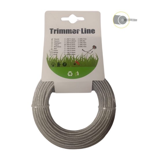 FIR TRIMMER LINE 2.4 METAL CORE 15M