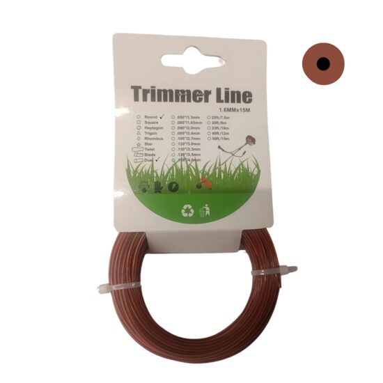 FIR TRIMMER LINE FY1.6 DUAL POWER ROUND 15M