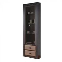 KOEN (MDF) Vitrina REG1W2S WENGE MAGIA/SHTROKS
