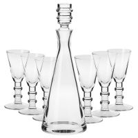 SET PAHARE SI STICLA LICHIOR 7 PIESE ROYAL Krosno Glass