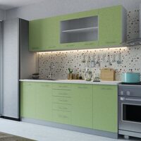 BUCATARIE GREEN 2 M VERDE/ALB