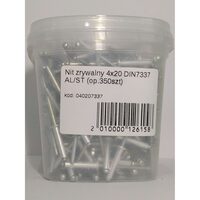POP-NIT 4X20 DIN7337 AL/OT 350B 0402097105KD