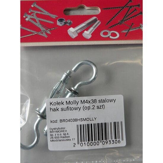 DIBLU MOLLY+CARLIG C M4X38 2B BR04038HSMOL