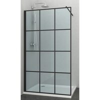 PARAVAN DUS B01 90cmX195 NEGRU