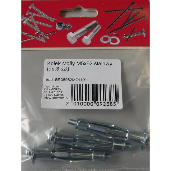 DIBLU MOLLY+SURUB M5X65 2B BR05065MOLLY