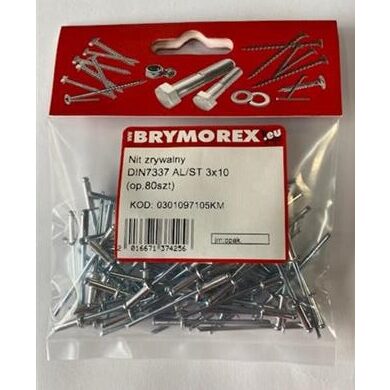 POP-NIT 3X10 DIN7337 AL/OT 80B 0301097105KM