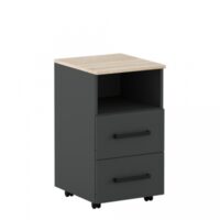 OFFICE NEW COMODA KON2S ANTRACIT/STEJAR SONOMA