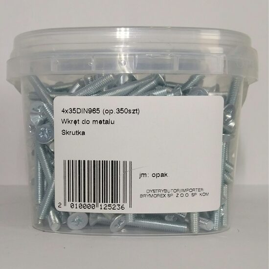 SURUB CAP INECAT 4X35 DIN965 350B 0403520805KD