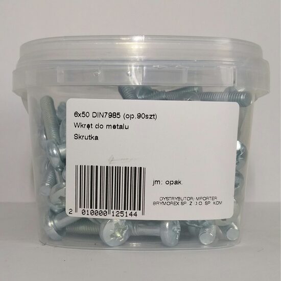 SURUB CAP BOMBAT 6X50 DIN7985 90B 0605020205KD