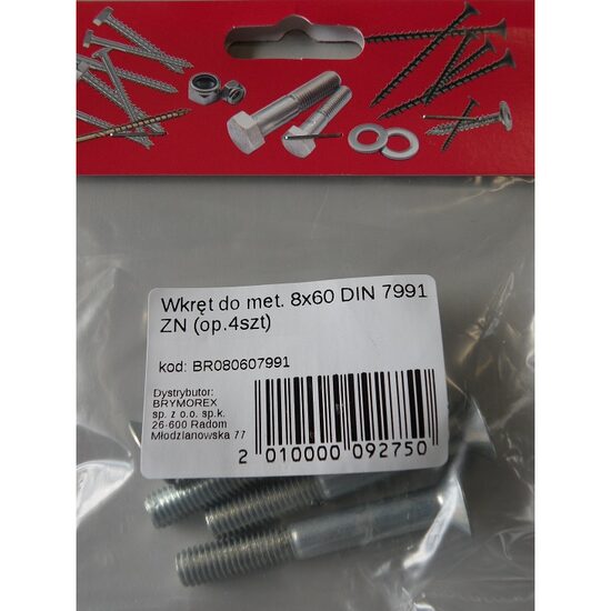 SURUB CAP INECAT 8X60 INBUS DIN7991 4B BR080607991