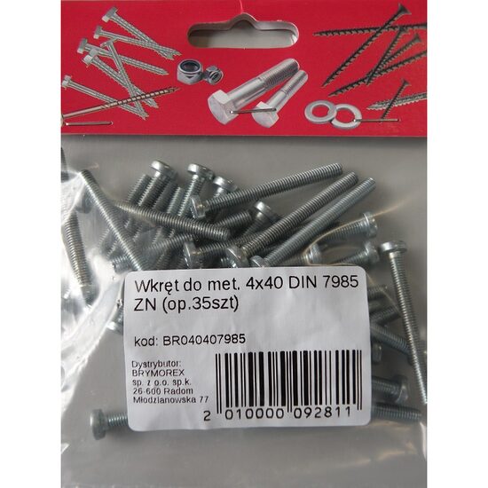 SURUB CAP BOMBAT 4X40 DIN7985 35B BR04040202