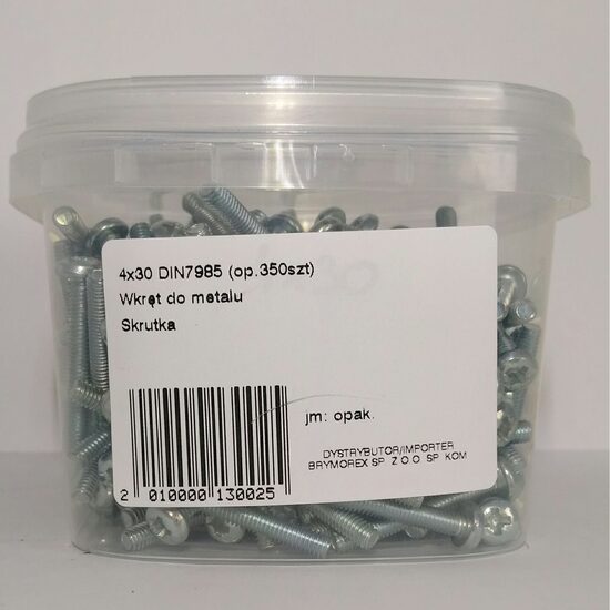 SURUB CAP BOMBAT 4X30 DIN7985 350B 0403020205KD