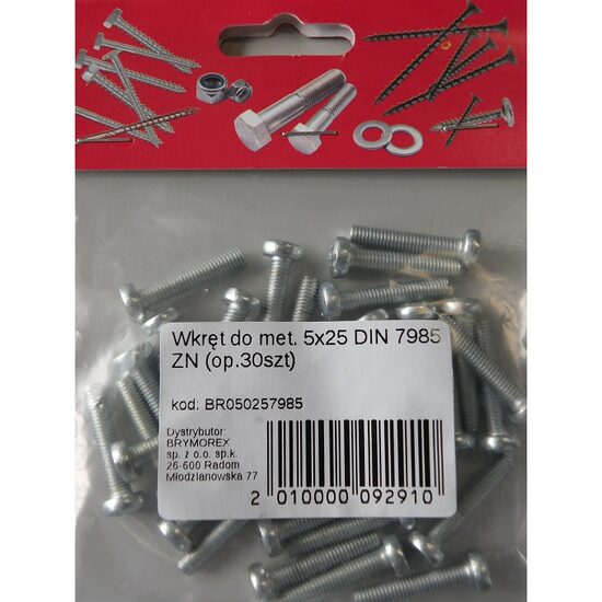 SURUB CAP BOMBAT 5X25 DIN7985 30B BR05025202