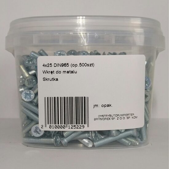 SURUB CAP INECAT 4X25 DIN965 500B 0402520805KD