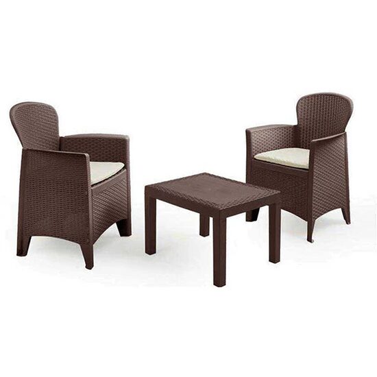 SET GRADINA AKITA MOKA CU PERNE BEJ AKTC12MA
