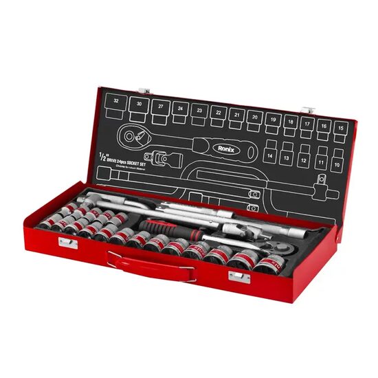 SET CHEI TUBULARE+ LICHET 24PCS RH-2644