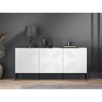 CLEARING 02 COMODA 3D ALB/BAZA NEGRU