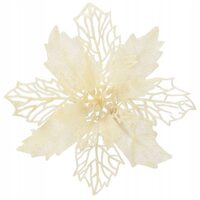 XMAS POINSETTIA 16CM CREM CA0806