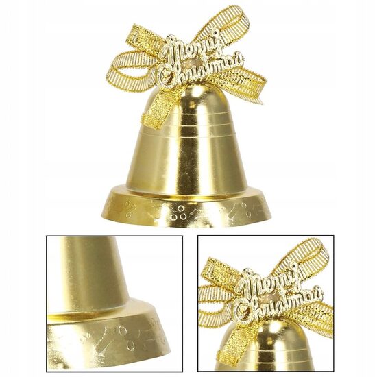 XMAS DECOR CLOPOT 6CM AURIU 4BUC CA0789
