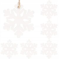 XMAS DECOR LEMN FULG 6BUC CA0768
