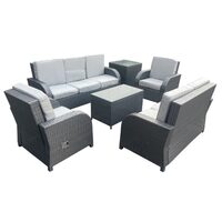 MOB.GR.SET SOFA 2C+M+2F GREY JH-045
