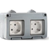 PRIZA DUBLA IP55 16A 250V 19071