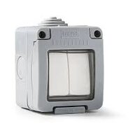 INTR.APLICAT DUBLU ILUM.IP55 10A 250V 19072