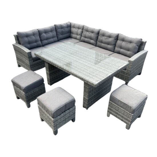 MOB.GR.SET SOFA GREY COLT+M+3S JH-037