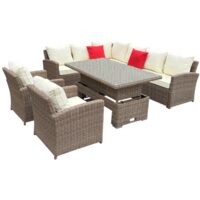 MOB.GR.SET SOFA M+COLT+2F GREY+BEIGE JH-106