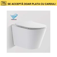 VAS WC SUSPENDAT+CAPAC 525X360X350 ALB LUCIOS L026